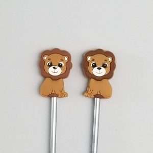 silicone lion point protectors for knitting needles
